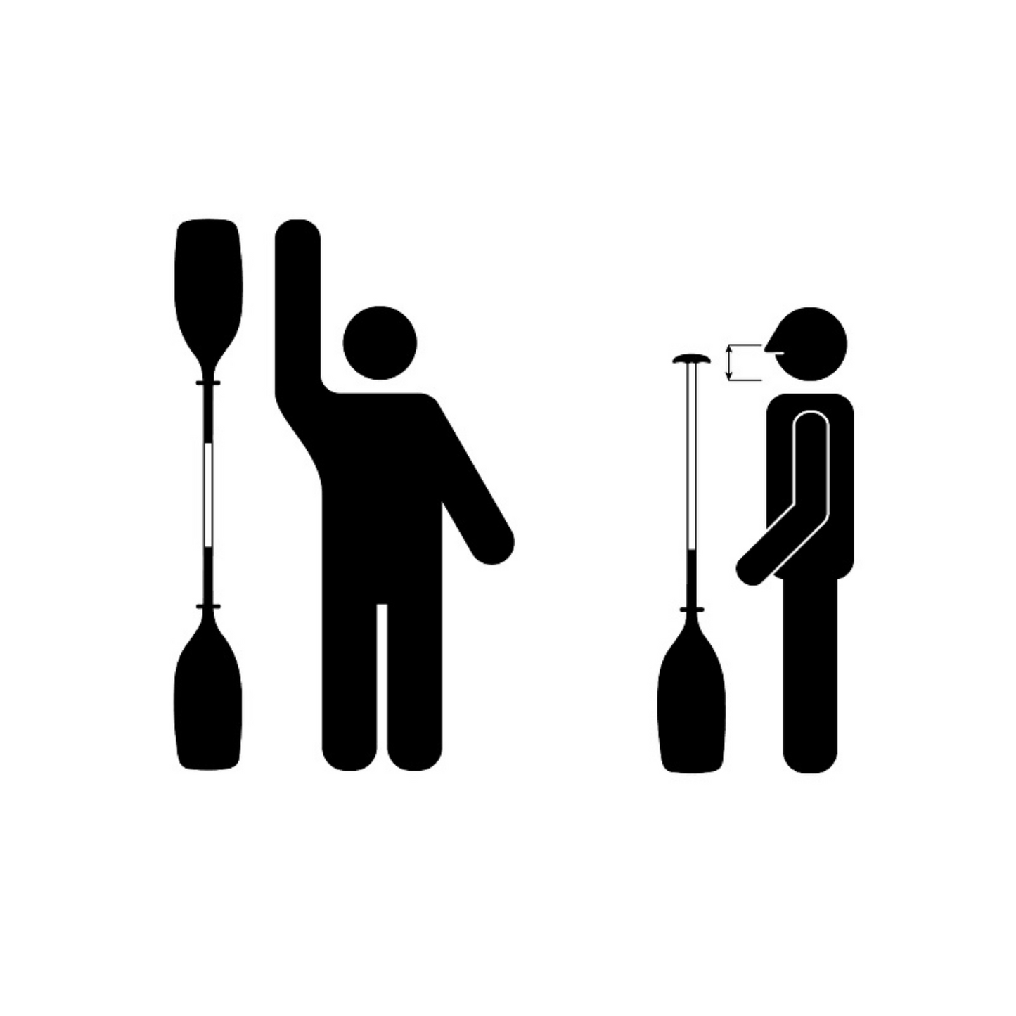 Fiberglass Kayak paddle type 379S.2